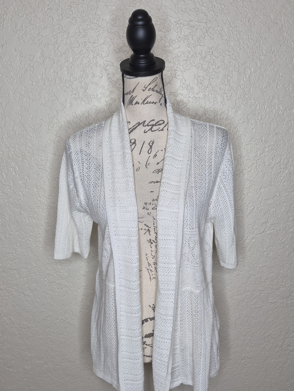 Notations Open Front Cardigan Size M